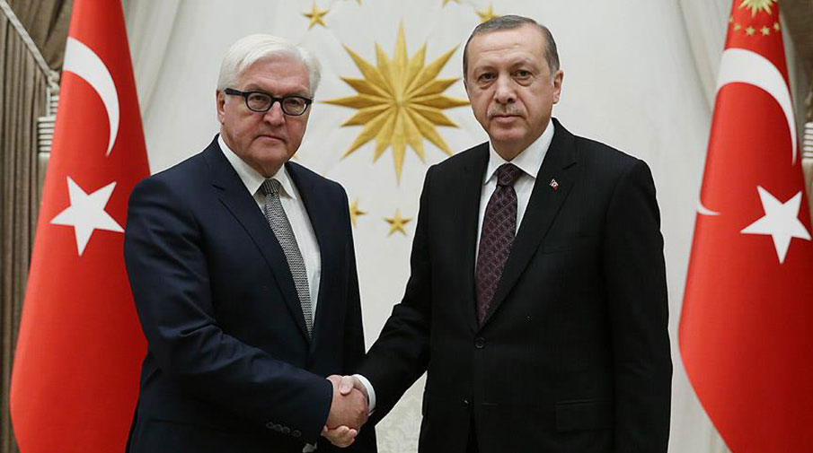 Cumhurbaşkanı Erdoğan, Alman mevkidaşı ile görüştü