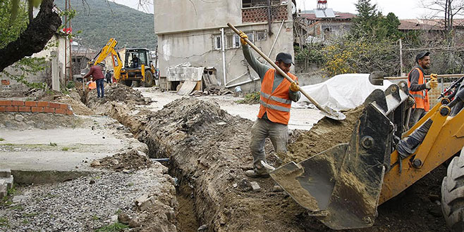 Orhangazi’de beş mahalleye doğalgaz