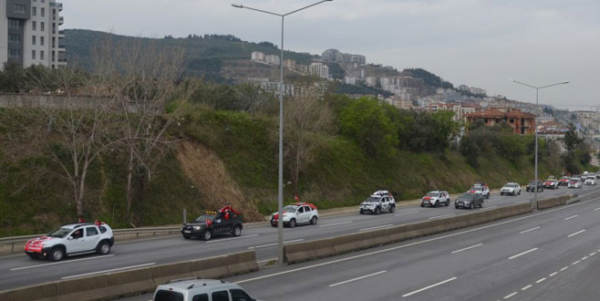 Bursa’da teröre lanet konvoyu