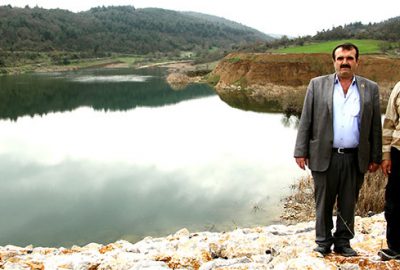 Fethiye göletinden sulama başlıyor