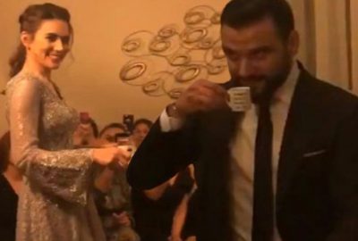 Alişan, tuzlu kahveyi böyle içti