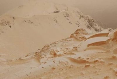 Avrupa’da ‘turuncu kar’ şaşkınlığı