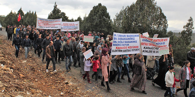 Köylülerden ‘biyokütle enerji santrali’ eylemi