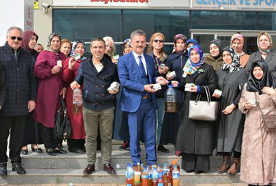 Kadınlardan atık yağ projesine destek