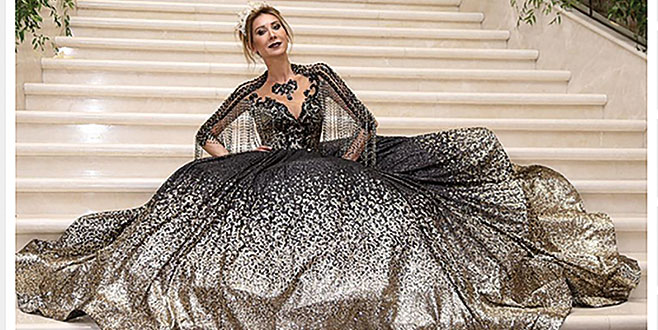 Gizem’e siyah gelinlik