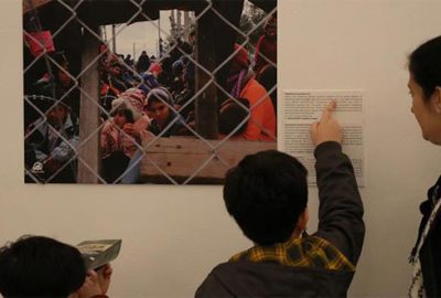 Üsküp’te ‘Mültecilerin Serüveni’ sergisi açıldı