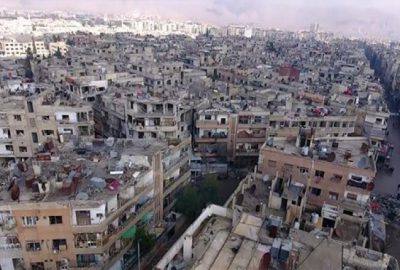 Doğu Guta havadan görüntülendi