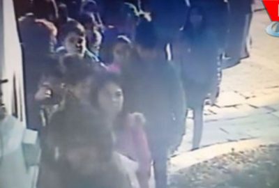 Yürüyen merdiven kazası kameraya böyle yansıdı