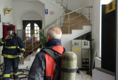 Uğur Mumcu Kültür Merkezi’nde yangın