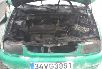 Pazar yerinde yangın paniği