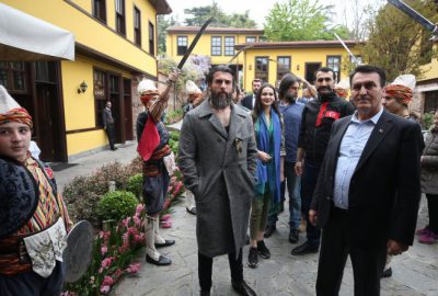 Diriliş Ertuğrul dizisi oyuncuları Bursa’da