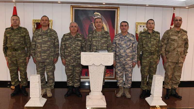 Orgeneral Akar, Kara ve Hava Kuvvetleri Komutanları ile Elazığ, Tunceli