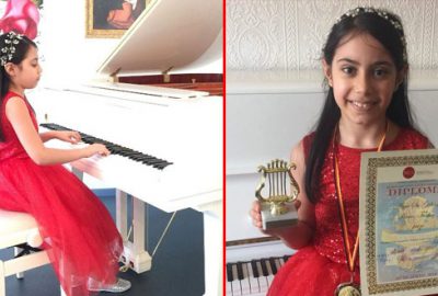 Bursalı küçük piyanist Almanya’daki yarışmaya damga vurdu