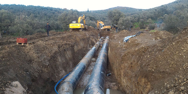Gemlik içme suyu projesine devam