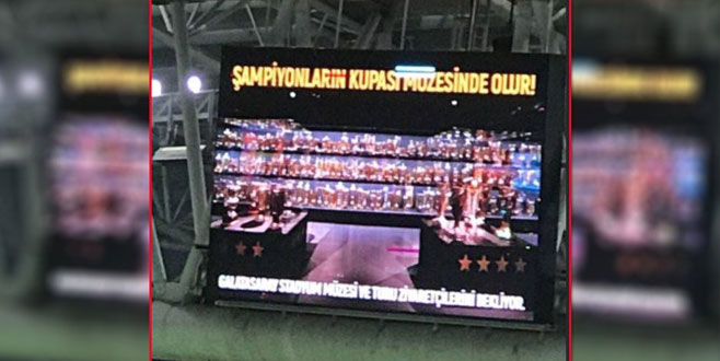 Galatasaray’dan skorbord açıklaması