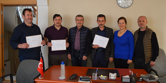 Et ürünleri kursiyerleri sertifikalarını aldı