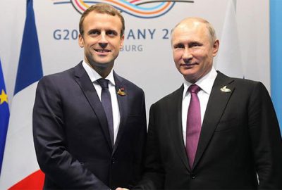 Macron ve Putin’den Suriye görüşmesi
