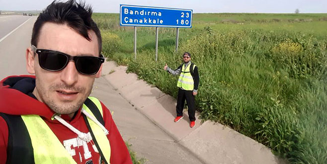 Bursa’dan Çanakkale’ye yürüyüş