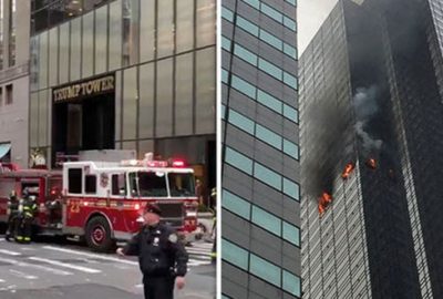 Trump Tower’da yangın!