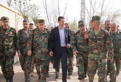 Operasyon sonrası Esad ilk kez görüntülendi