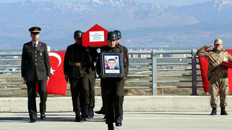 Doğubayazıt ilçesi kırsalında çıkan çatışmada şehit olan Jandarma Uzman Çavuş