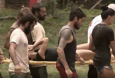 Survivor’da şok sakatlık! Çığlıkları adayı inletti