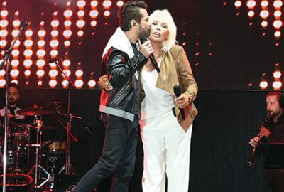 Sahnede bebek provası