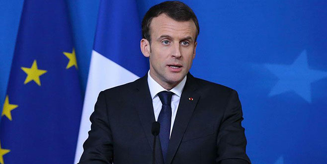 Macron: Suriye’de rejimin kimyasal kapasitesi yok edildi