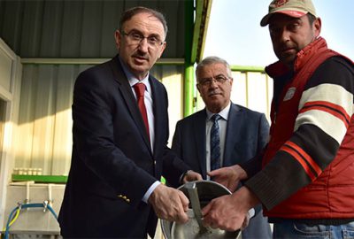 Kırsaldaki süt üreticilerine 450 bin TL’lik katkı