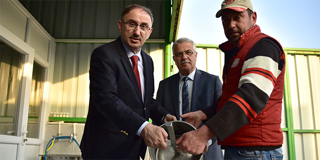 Kırsaldaki süt üreticilerine 450 bin TL’lik katkı