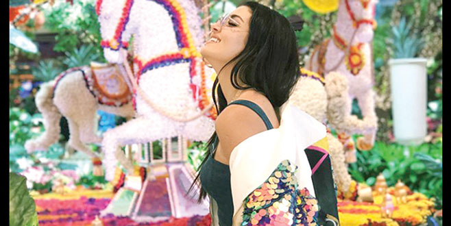 Çocuklar gibi eğlendi