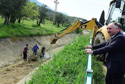 Sulama kanalları sezona hazırlanıyor