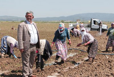 Yenişehirli çiftçiden umutlu başlangıç