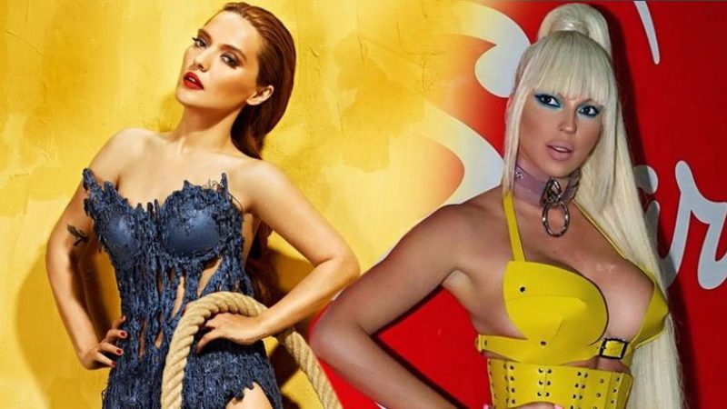 Şarkıcı Demet Akalın, Beşiktaşlı futbolcu Dusko Tosic'in eşi Jelena Karleusa'ya