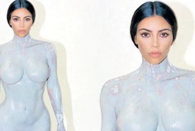 Kim Kardashian bunu da yaptı!