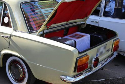 Araba bagajına kargo teslimatı