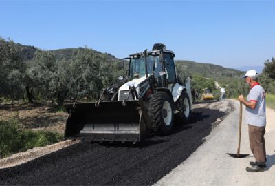 Işıklı yoluna asfalt