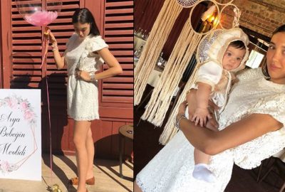 Kızının mevlidinde mini elbise giydi, sosyal medyada olay oldu!