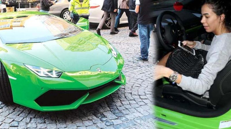 Caner Erkin'le evli olduğu dönemde lüks otomobilleriyle adından söz ettiren
