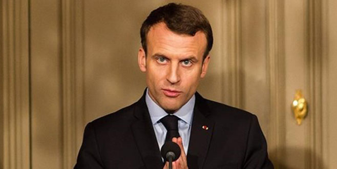 Macron: Fransa, Almanya ve İngiltere karardan üzüntü duyuyor