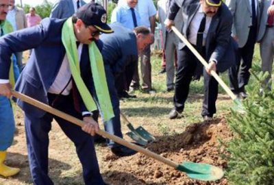 Adalet şehitleri anısına Kestel’de hatıra ormanı