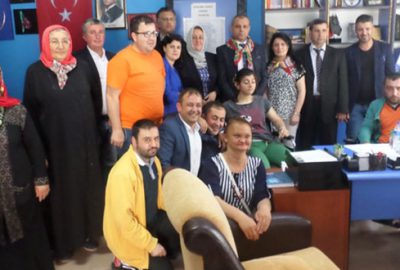 Oğultekin engelliler derneğini ziyaret etti