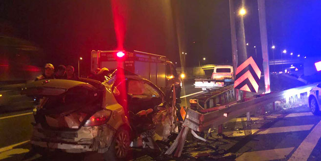 Bursa’da otomobil takla attı: 2 ölü