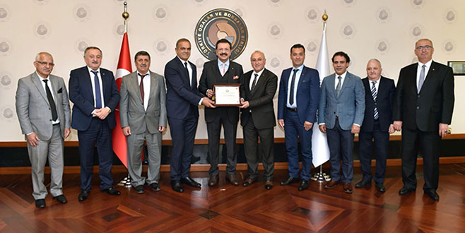 GTSO yönetiminden Hisarcıklıoğlu’na ziyaret