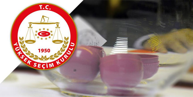 Cumhurbaşkanı adaylarının oy pusulasındaki yerleri belli oldu