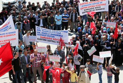 Büyükorhan’da biyokütle enerji santrali tepkisi