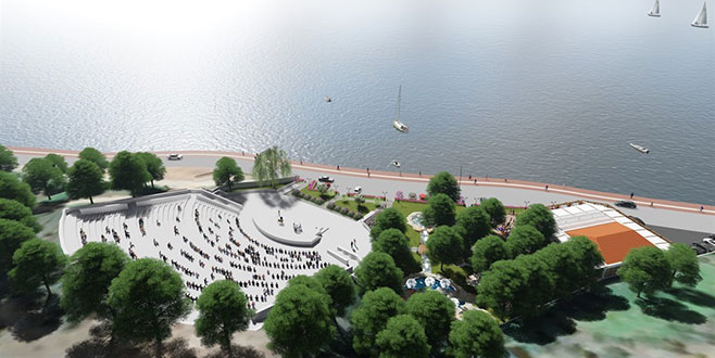 Gemlik sahiline dev proje