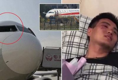 Pilot camdan fırlayacaktı