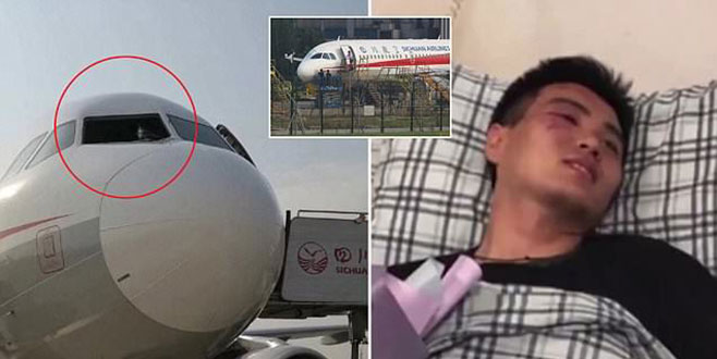 Pilot camdan fırlayacaktı