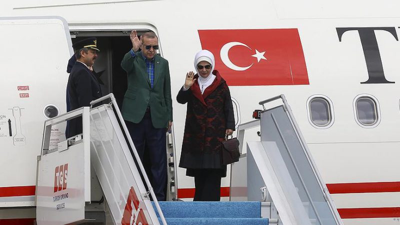 Cumhurbaşkanı Erdoğan, özel uçak "TUR" ile saat 11.05'te Bosna Hersek'e